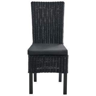 Beliani Set di 2 sedie da pranzo en Rattan Scandinavo ANDES  