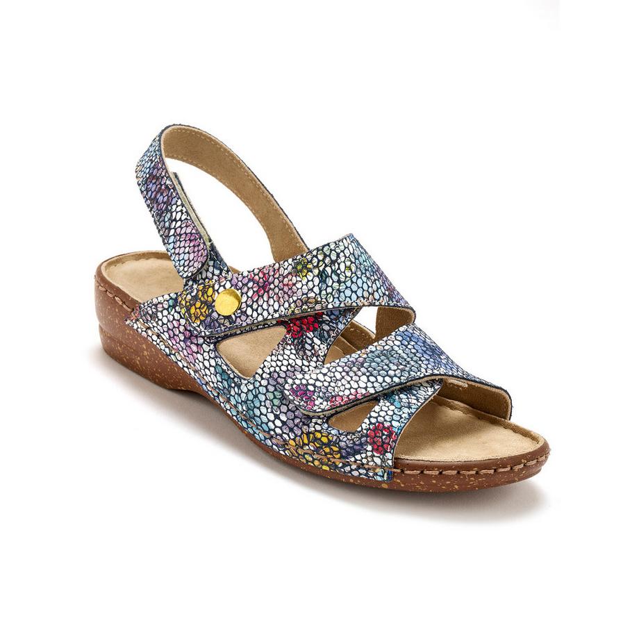 Pédiconfort Sandali in Pelle Extra Larghi  