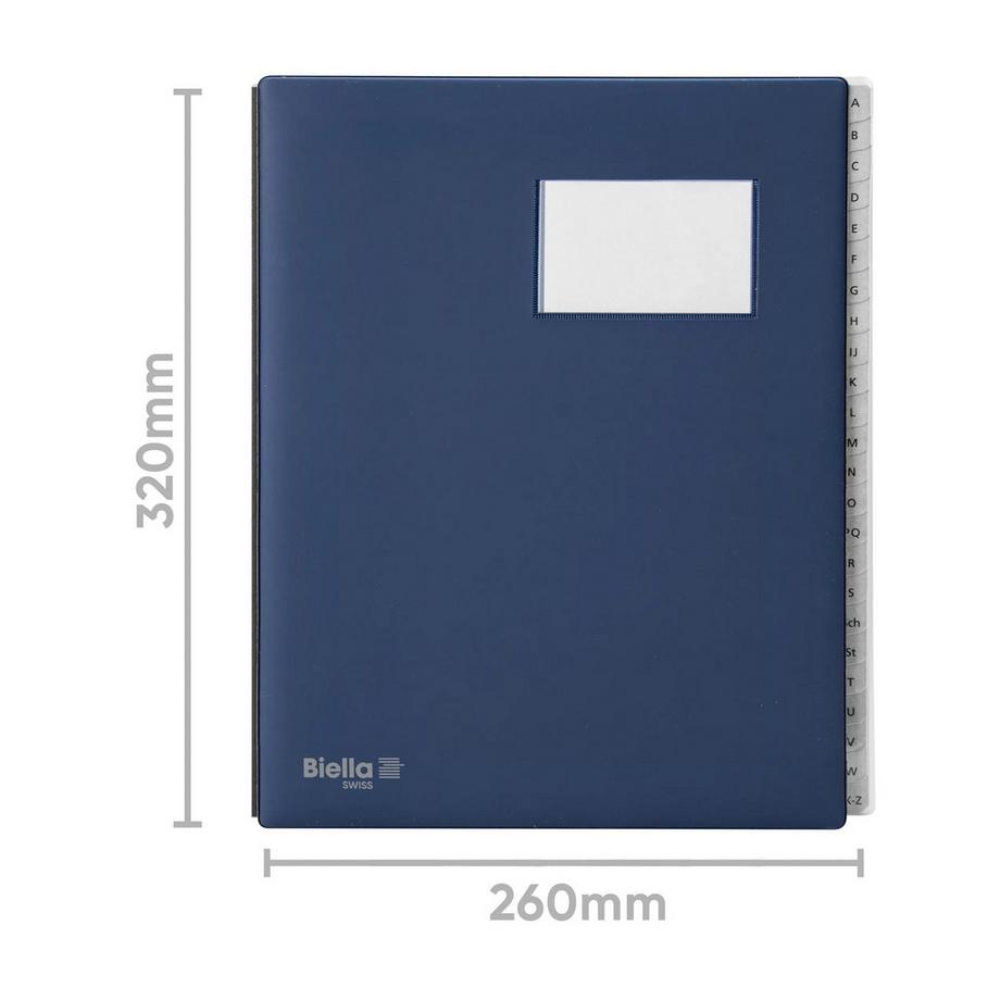 Biella Pult- und Ordnungsmappe Pronto A4 A-Z  