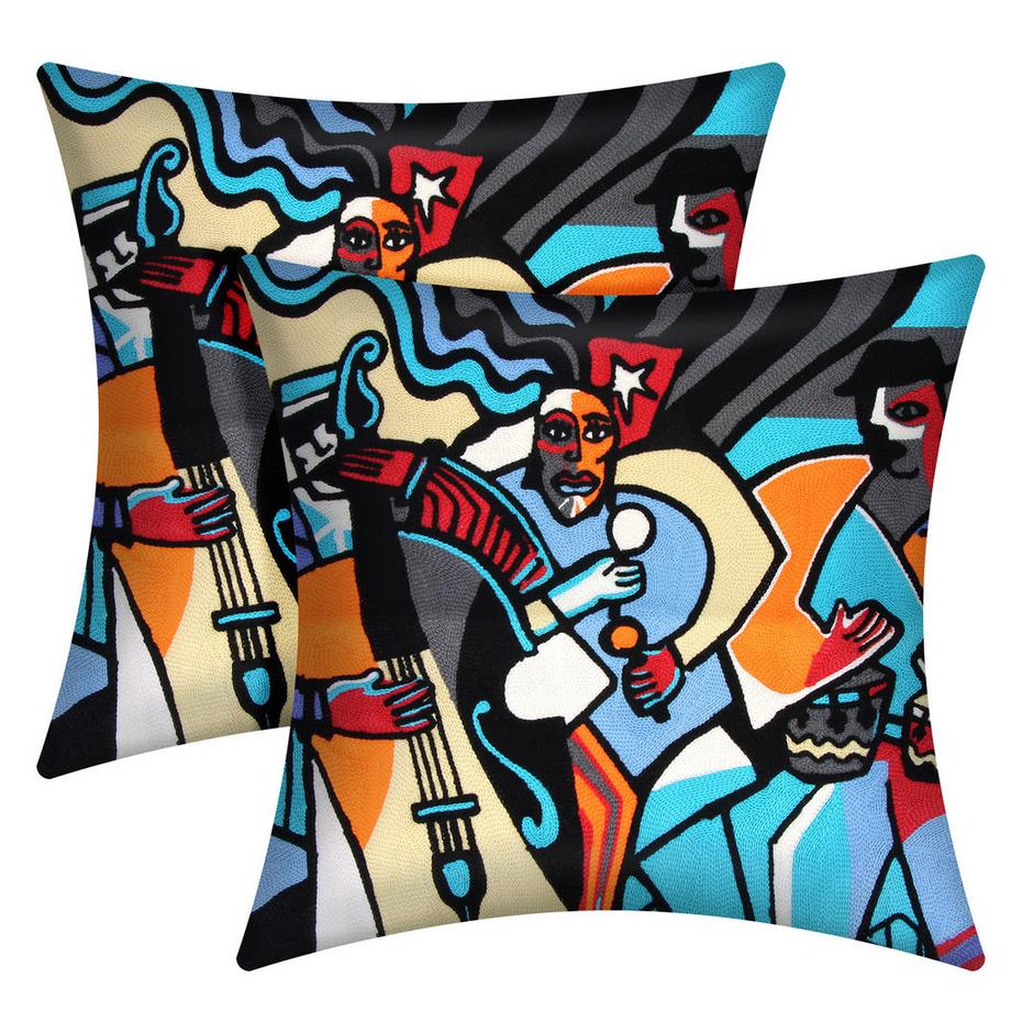 Avizar Lot 2 Housses de Coussin Art Marilis  