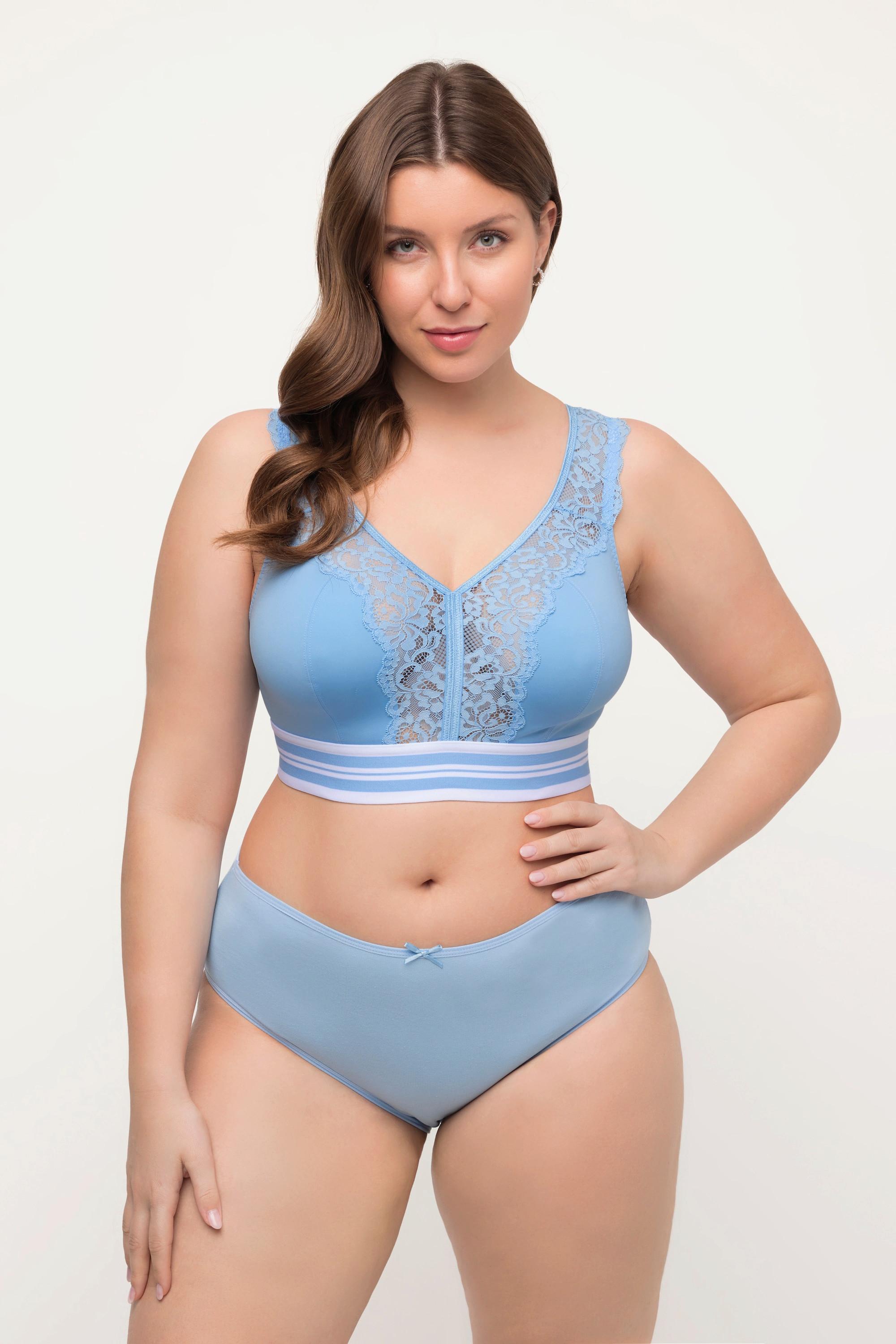 Ulla Popken  Minimizer-Bralette, Spitze, ohne Bügel 