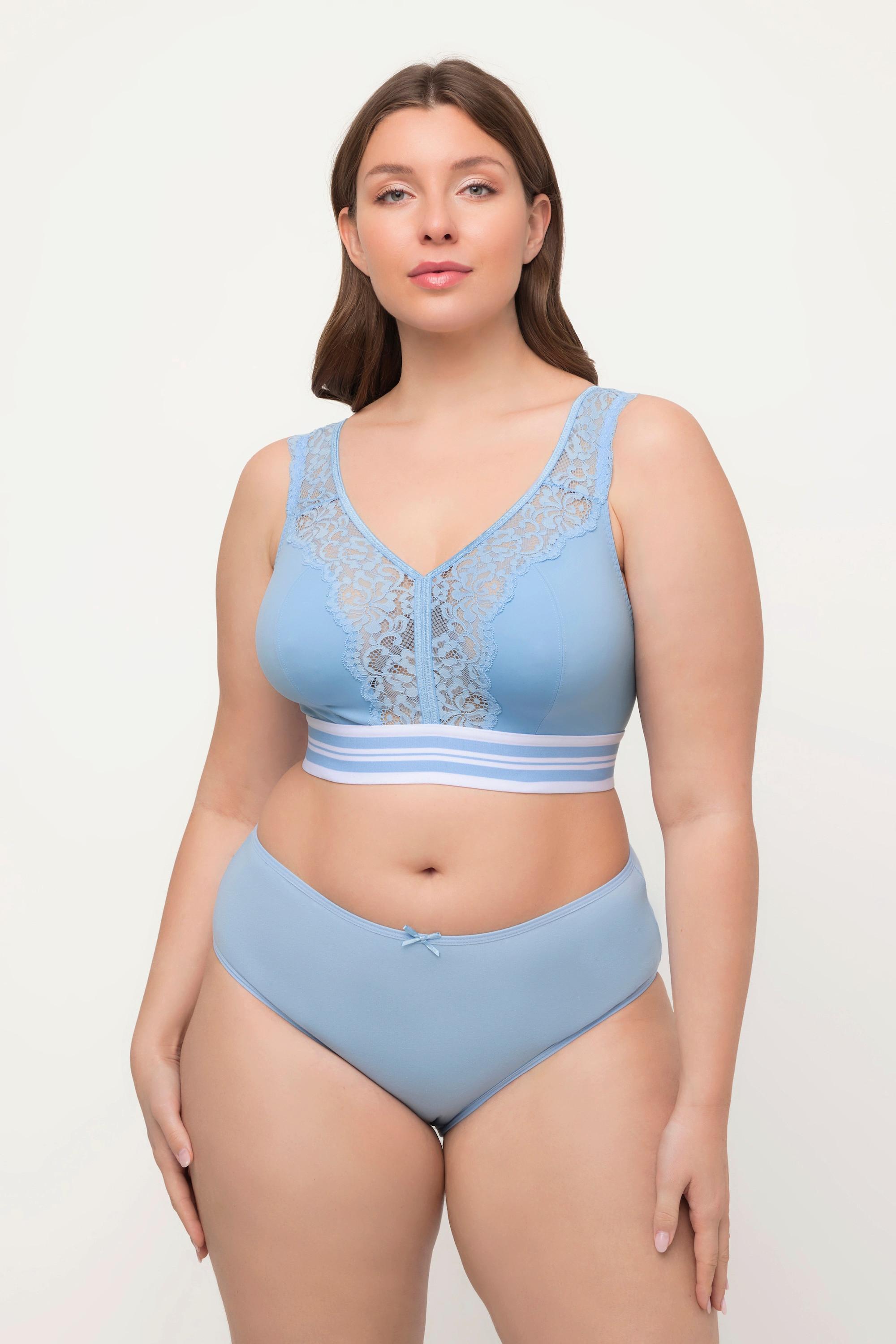 Ulla Popken  Minimizer-Bralette, Spitze, ohne Bügel 