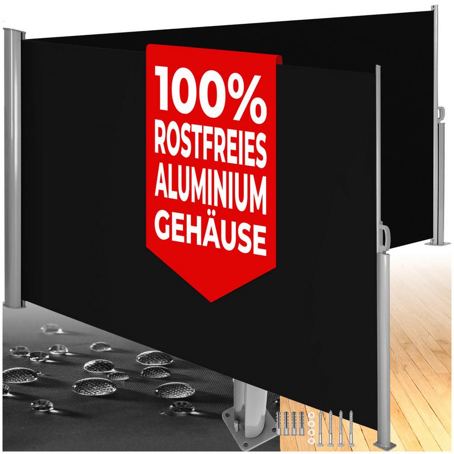 Tectake Store latéral double  en Aluminium  