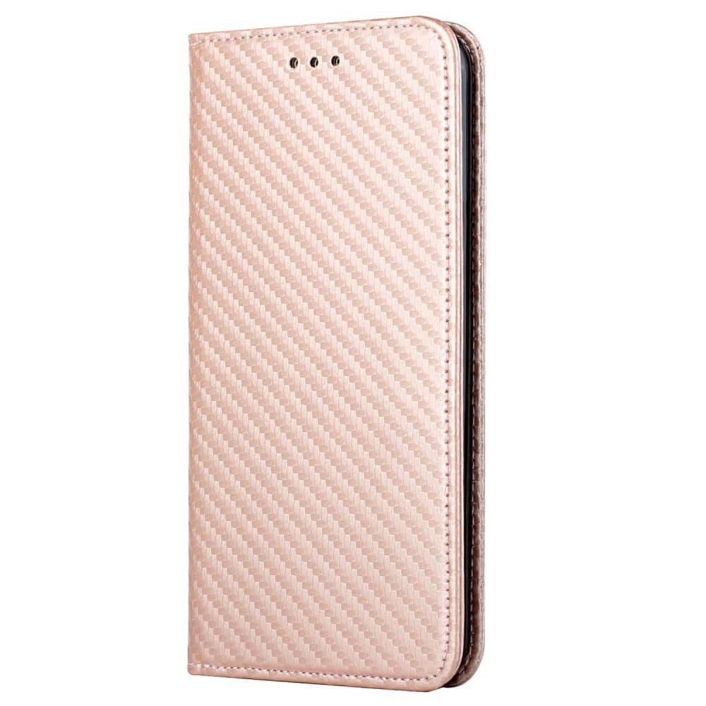 Cover-Discount  Xiaomi Poco X5 Pro - Carbon Look Flip Case Hülle 