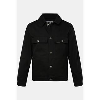 Sthuge Giacca in twill grandi tasche sul petto  