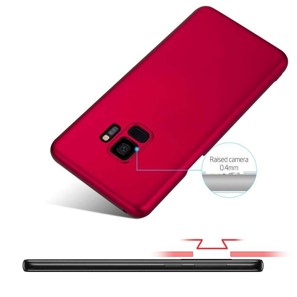 Cadorabo  Housse compatible avec Samsung Galaxy S9 - Hard Case Coque de protection d'aspect métallique contre les rayures et les chocs 