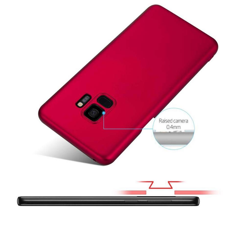 Cadorabo  Hülle für Samsung Galaxy S9 Hard Case in Metall Optik 
