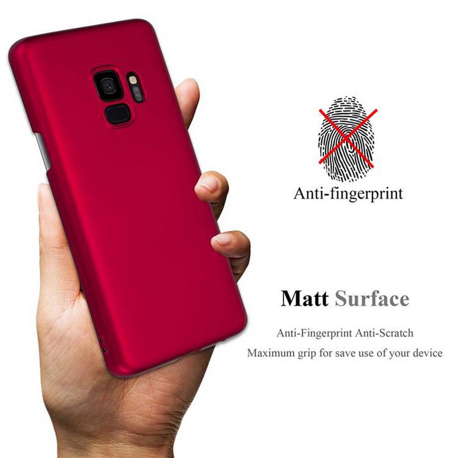 Cadorabo  Hülle für Samsung Galaxy S9 Hard Case in Metall Optik 