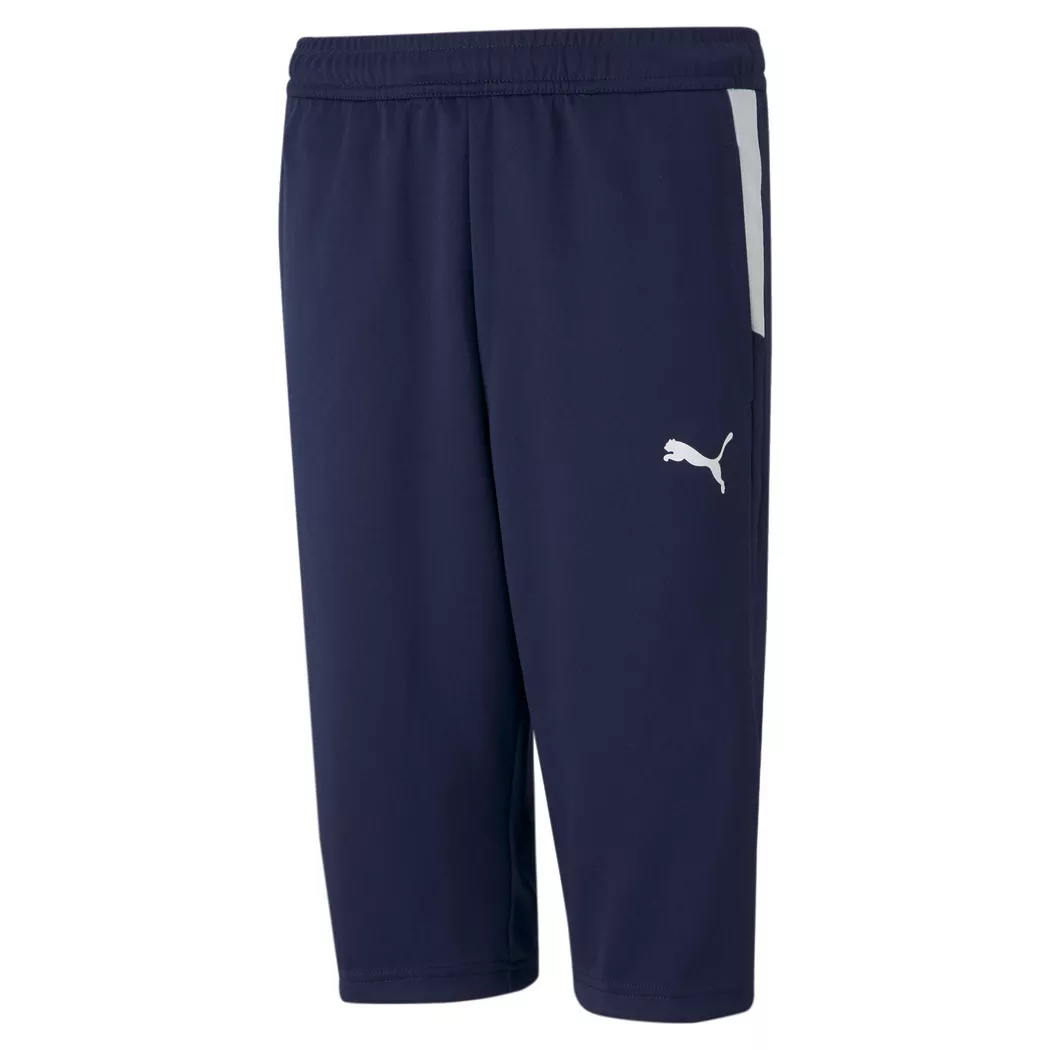 Puma - pantaloni 3/4 per bambini team liga training, 6A