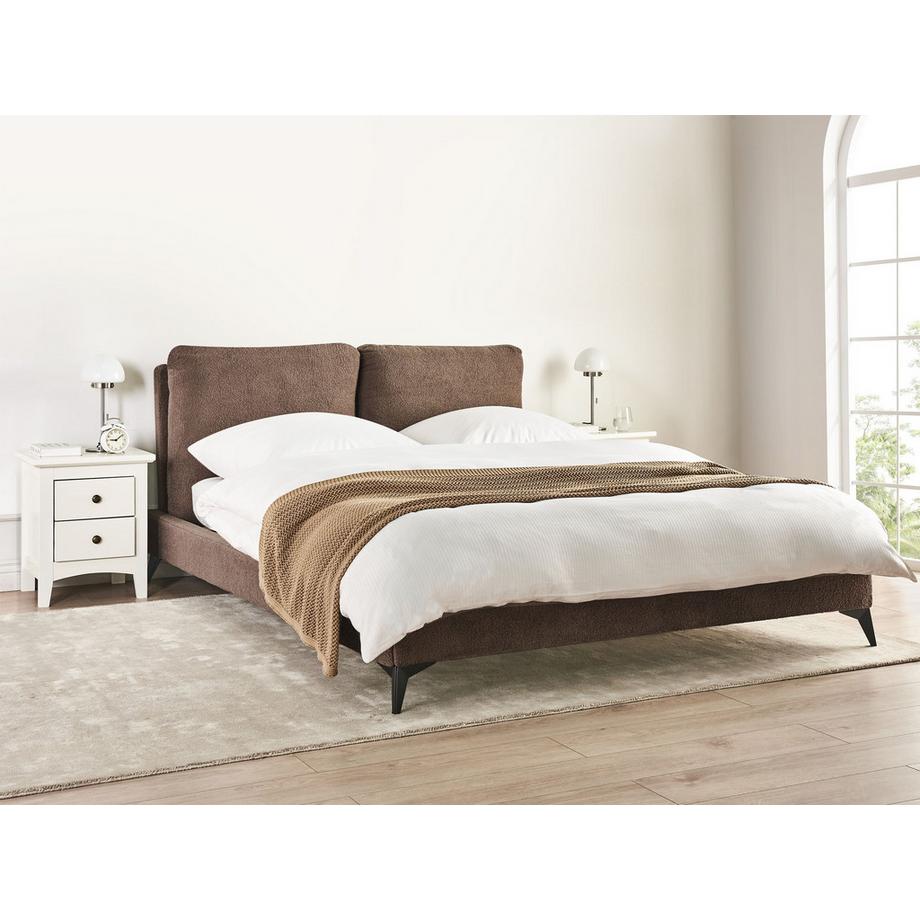 Beliani Letto en Bouclé Scandinavo MELLE  