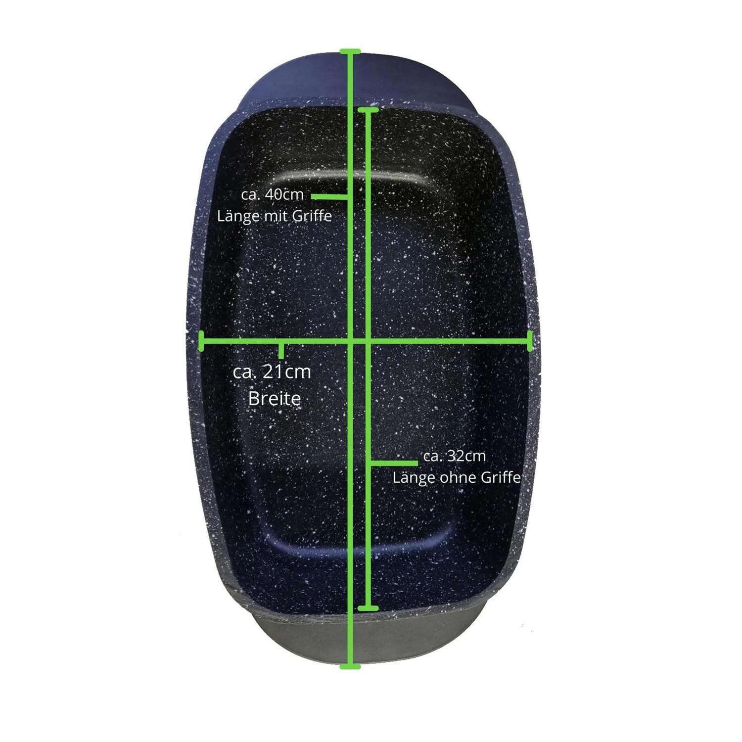 Cheffinger Bratpfanne 32 cm mit Marmor ausgekleidet  