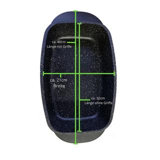 Cheffinger Bratpfanne 32 cm mit Marmor ausgekleidet  