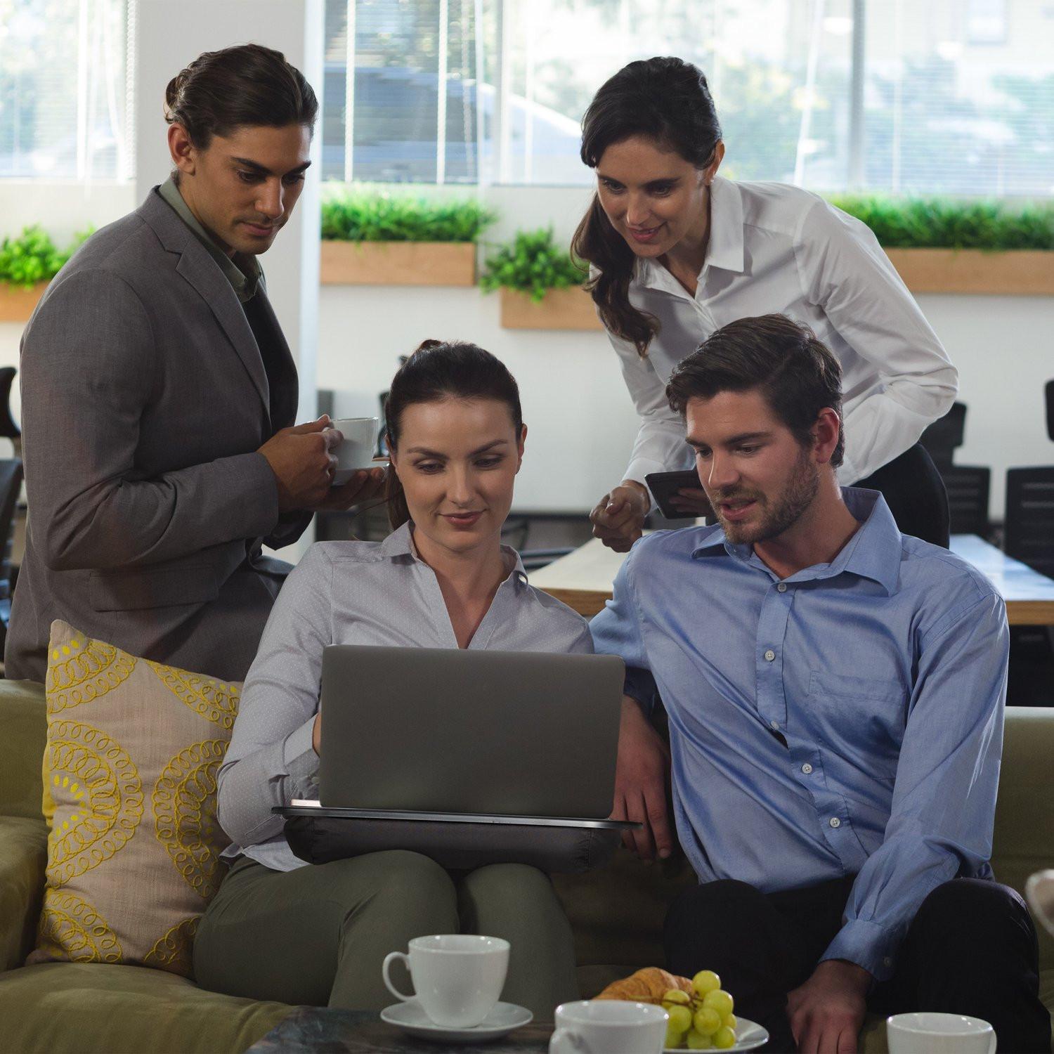 B2X  Genouillère pour ordinateur portable noire 