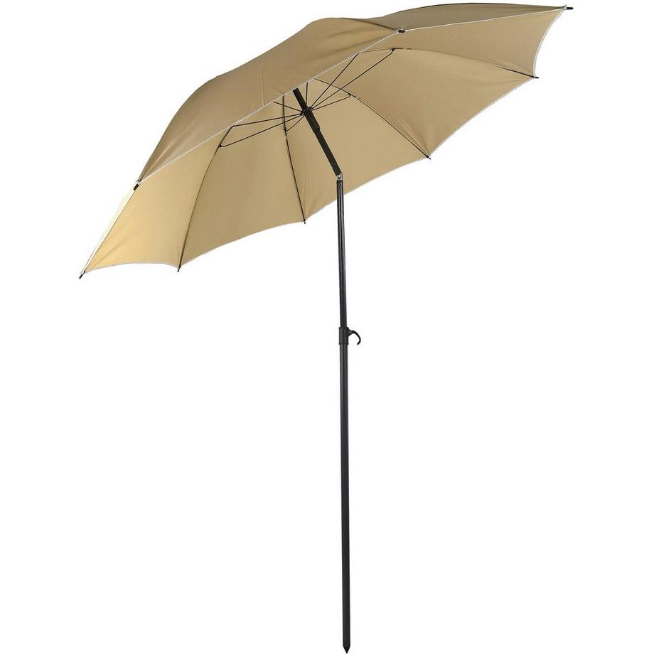VCM Sonnenschirm Strandschirm Schirm Balkonschirm Gartenschirm rund UV-Schutz  