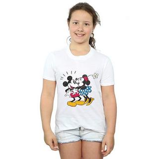 Disney  Mickey Mouse Mickey And Minnie Kiss TShirt 