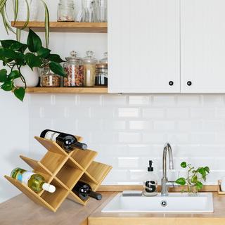 B2X Weinregal aus Bambus  