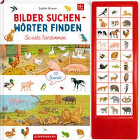 So viele Tierstimmen Brauer, Sybille (Illustrationen) Copertina rigida 