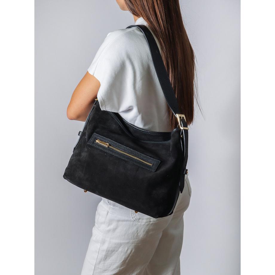 Gave Lux Araminta Pro Borsa a Tracolla in Camoscio  