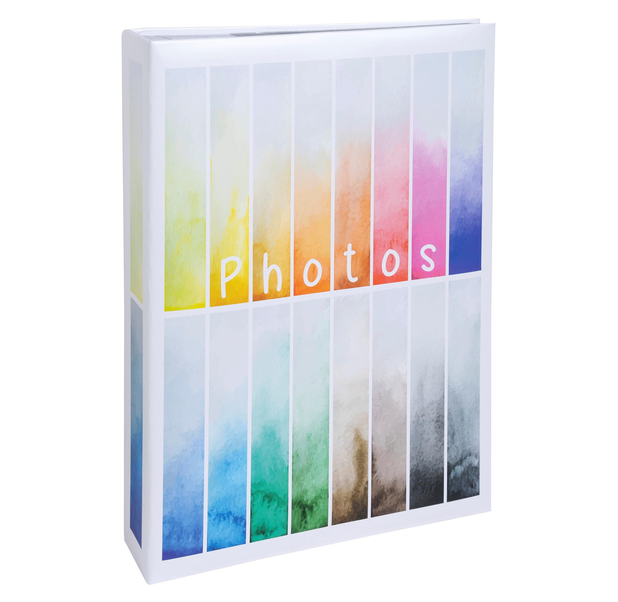 Exacompta Einsteckalbum für 300 Fotos, 22,5x32,5cm, Rainbow - x 6  