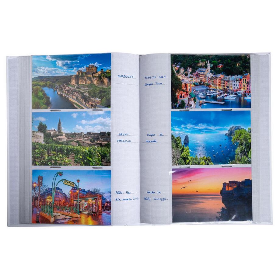 Exacompta Album photo à pochettes 300 photos 10x15cm Rainbow - x 6  