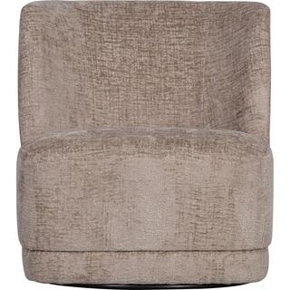 mutoni Fauteuil pivotant Atty Chunky Velvet sable  