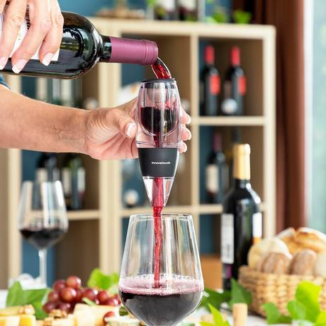 InnovaGoods Aeratore per Vino con Filtro, Supporto e Custodia Wineir InnovaGoods  