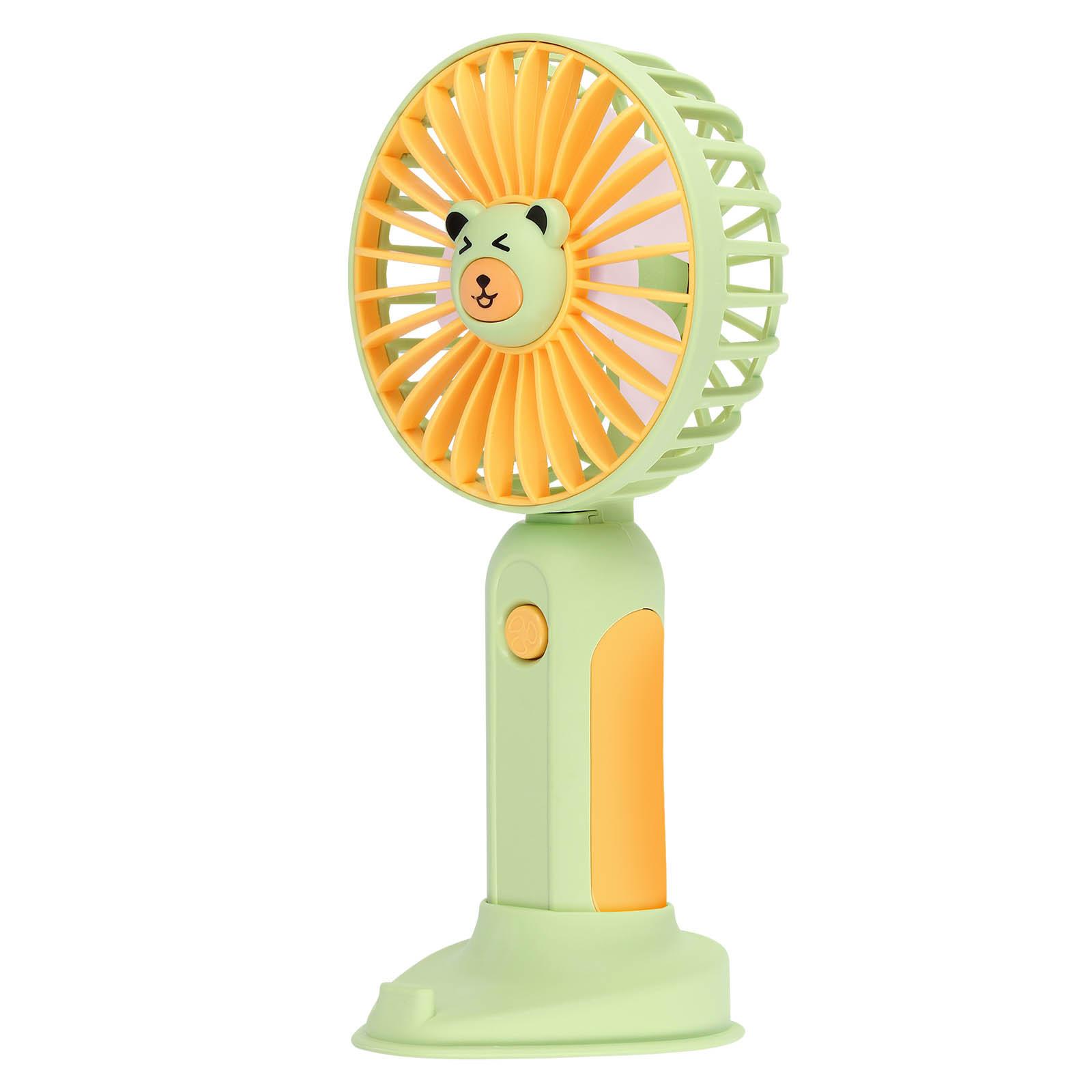 Avizar Mini ventilatore orso + supporto verde  