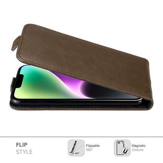 Cadorabo  Housse compatible avec Apple iPhone 14 - Coque de protection au design flip avec fermeture magnétique 