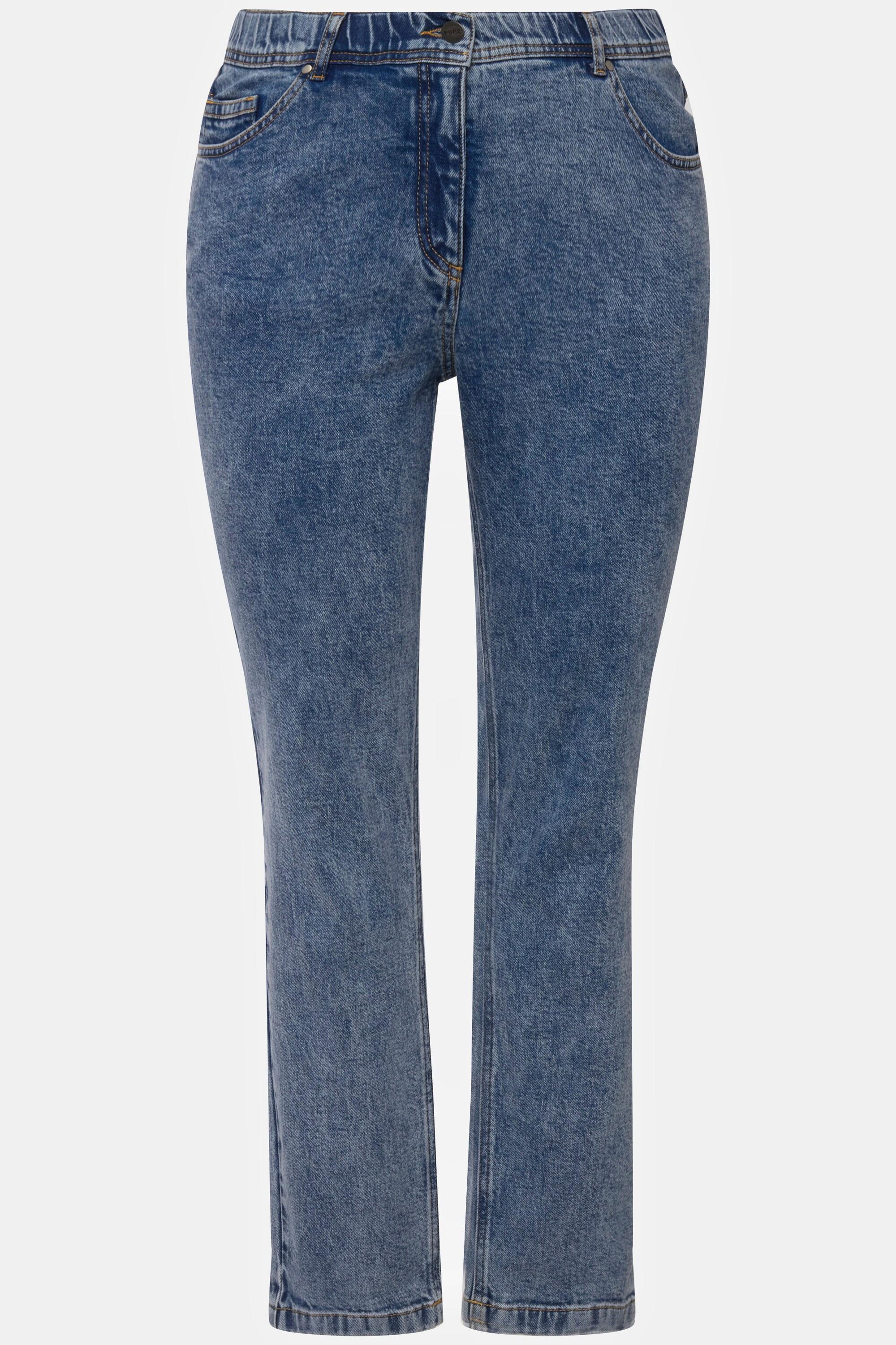 Ulla Popken  Jeans Sammy, schmales Bein, Komfortbund, Biobaumwolle 