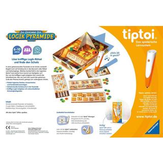 Ravensburger  Ravensburger tiptoi Spiel 00120 Das Geheimnis der Logik-Pyramide - Lernspiel ab 6 Jahren, Logikspiel für Jungen und Mädchen, für 1-4 Spieler 