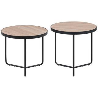 Beliani Ensemble de tables en MDF Moderne MELODY  