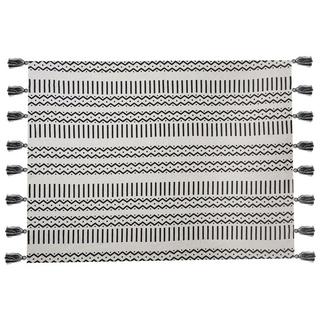 Beliani UNNAO Jeté de lit en Coton Boho  