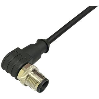 BKL Electronic  M12 Sensor/Aktor Anschlussleitung PUR, Stecker gewinkelt, 3-polig, auf offenes Ende, 0.34 mm², 10 m 