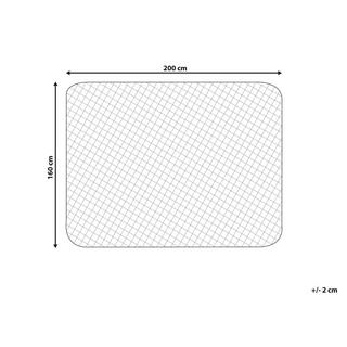 Beliani Matratzenschoner aus Japara Baumwolle ALMANZOR  