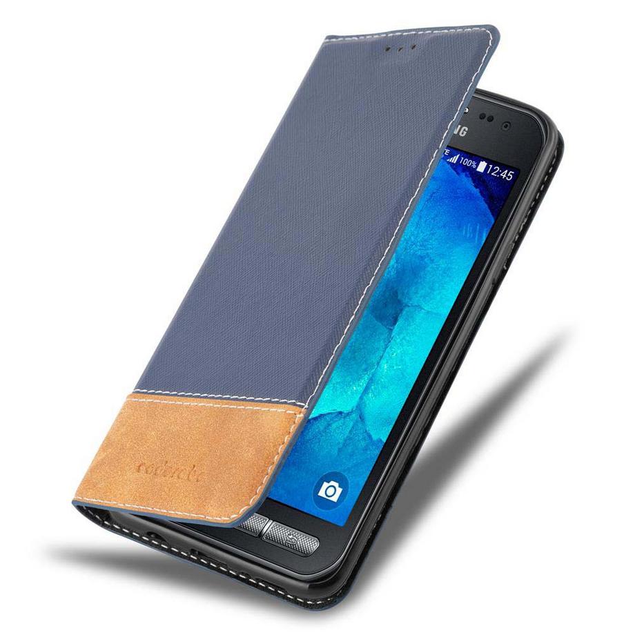 Cadorabo  Housse compatible avec Samsung Galaxy XCover 3 - Coque de protection avec fermeture magnétique, fonction de support et compartiment pour carte 