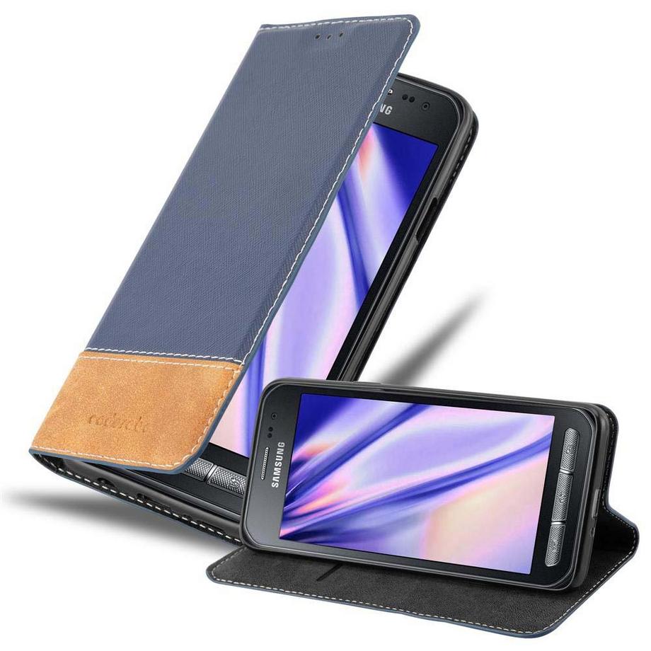 Cadorabo  Housse compatible avec Samsung Galaxy XCover 3 - Coque de protection avec fermeture magnétique, fonction de support et compartiment pour carte 