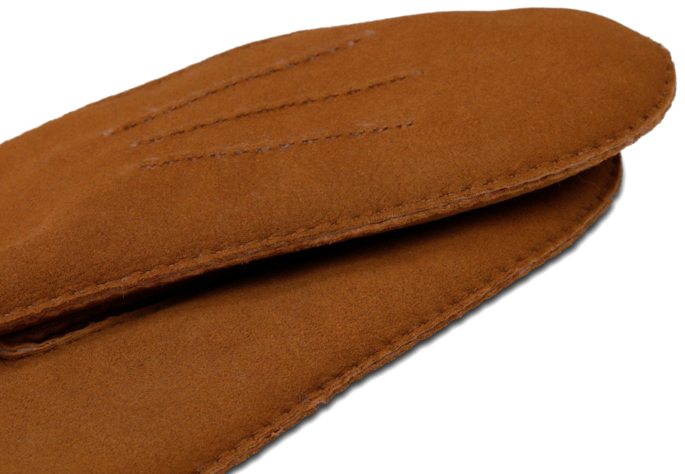 CASH-MERE.CH Moffole in pelle con agnello  