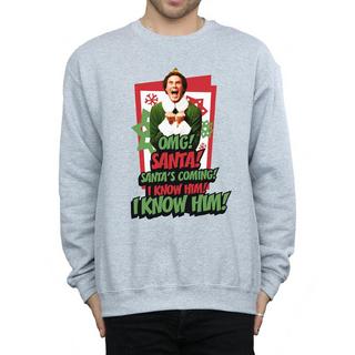 Elf  OMG Santa Sweatshirt 