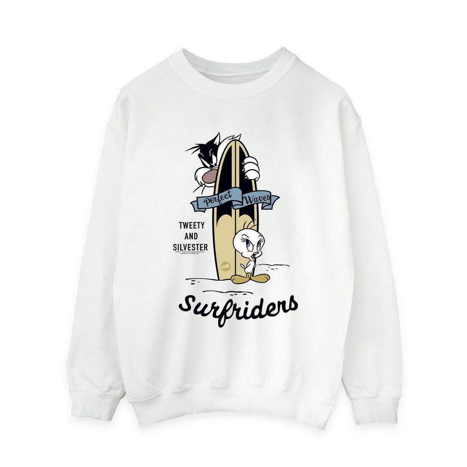 LOONEY TUNES Tweety et Sylvester Surfriders Sweatshirt  