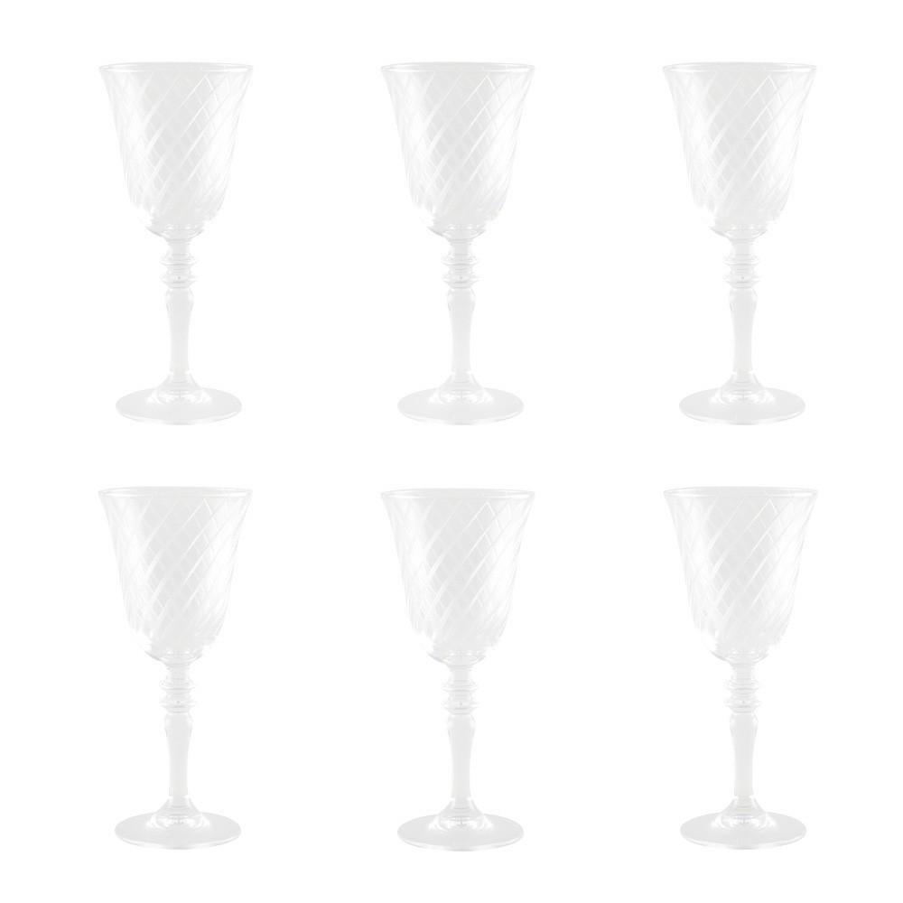 Aulica  VERRES A VIN H20CM - LOT DE 6 