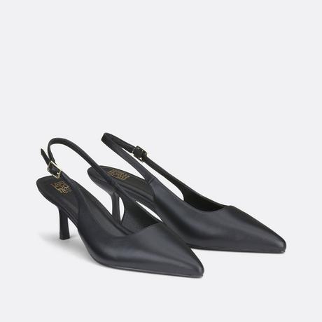 La Redoute Collections  Spitze Slingback-Pumps aus Leder 