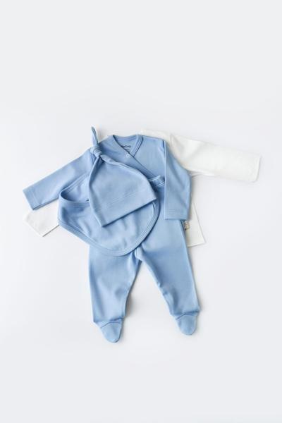 BabyCosy Organic  5 Stk Set, Hose, 2 T-shirt, Mütze, Lätzchen 