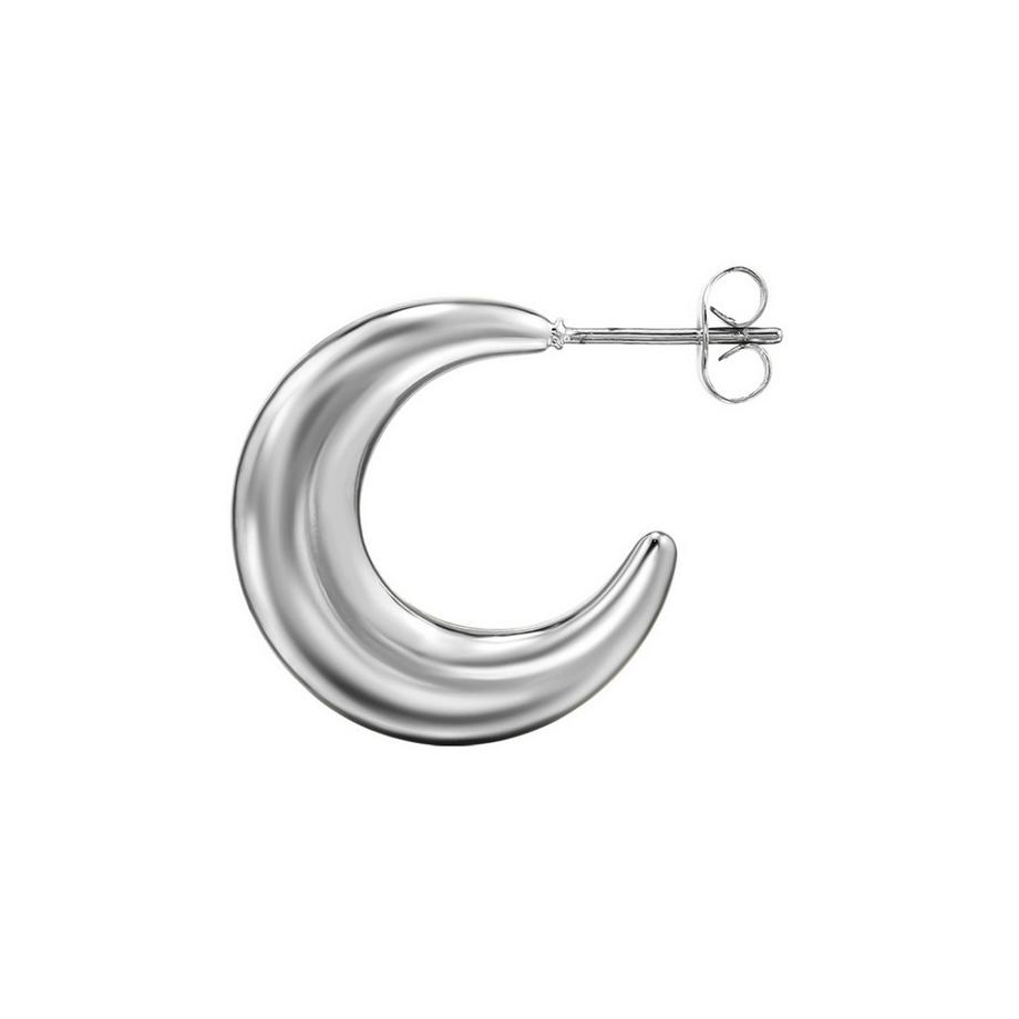 Maxte  Halbe Creolen/Ohrstecker aus Edelstahl 