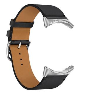 Avizar  Bracelet Cuir Véritable Google Pixel Watch Noir 