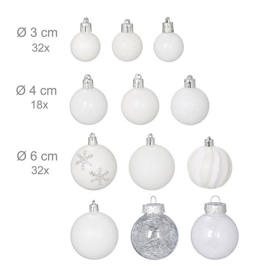 Northix Set di ornamenti per l'albero di Natale  