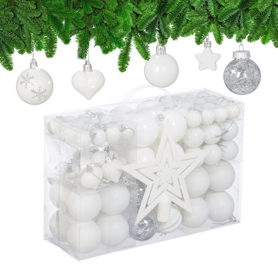 Set di ornamenti per l'albero di Natale