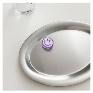 B2X  Haarklammer - Smiley - Lila 