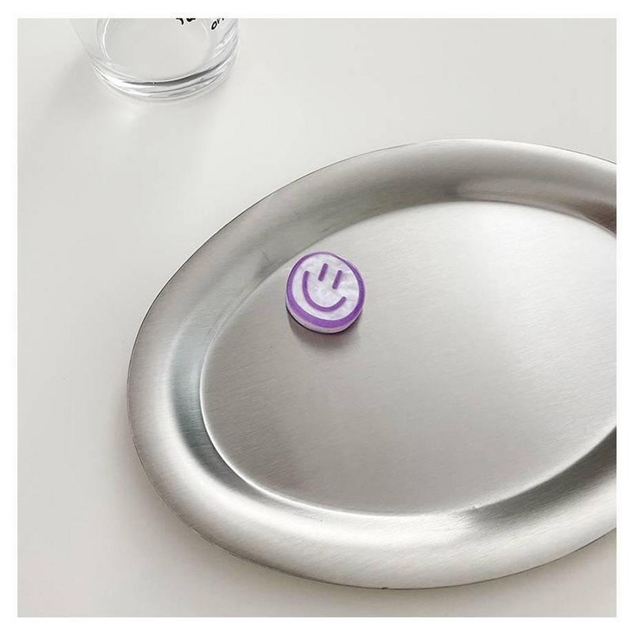 B2X  Pince à Cheveux - Smiley - Violet 