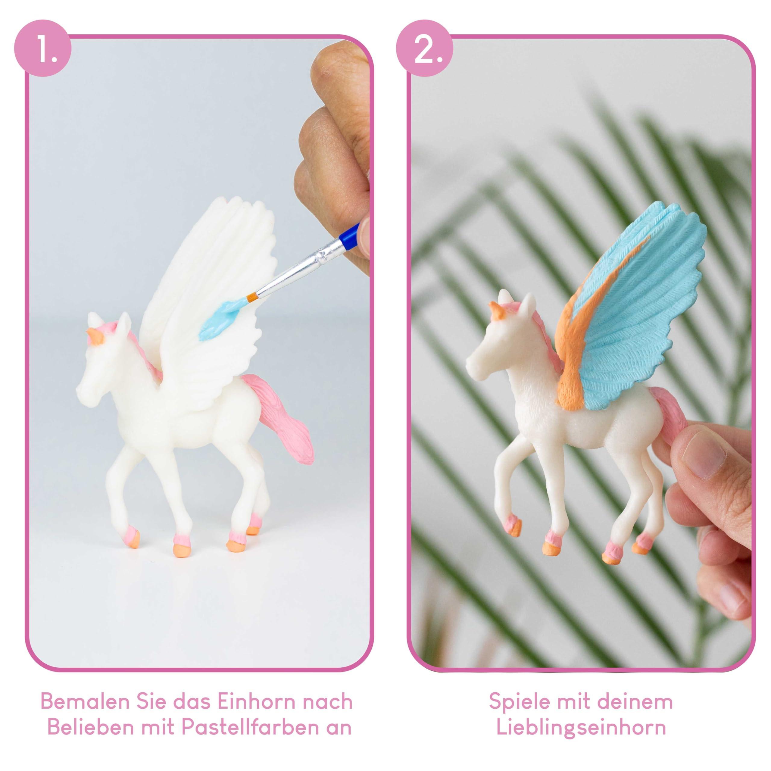 Activity-board  Einhorn-Geschenk für Kindergeburtstag, Färbeset 