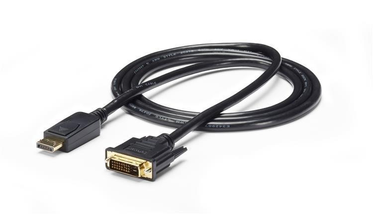 STARTECH.COM  StarTech.com 1,8m DisplayPort auf DVI Kabel - Stecker/Stecker 